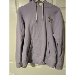 Goat USA Hoodie Adult Small ,  Purple Pullover Embroidered Logo Soft Heavyweight